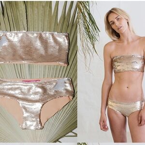2 PACK -HEIDI MERRICK CALIFORNIA 
SIRENA SET - GOLD/NUDE
$225.00 EACH SET